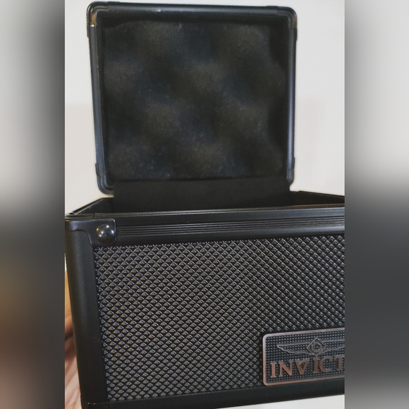Invicta NWT Black Aluminum 1 Slot Watch Case - Picture 3 of 8